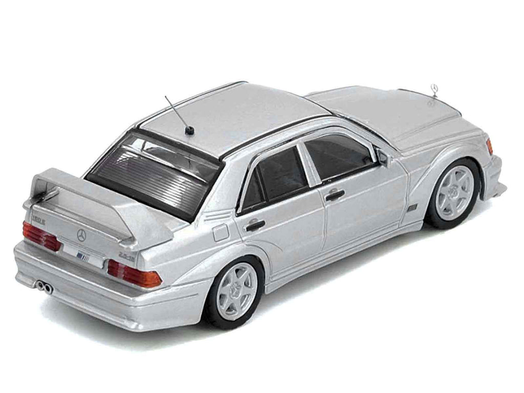 Mercedes-Benz 190E 2.5-16 Evolution II Silver Metallic 1/64 Diecast Model Car by Inno Models
