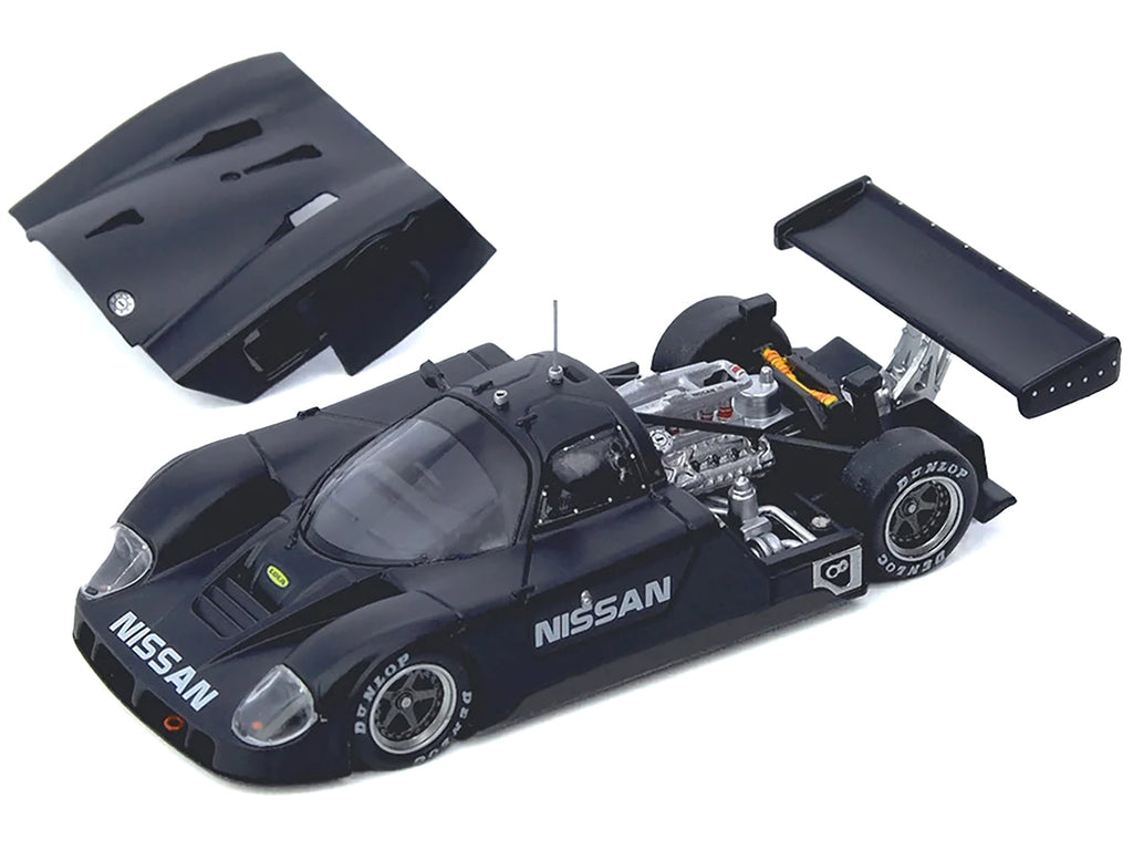 Nissan R89C Matt Black "Le Mans Shakedown Test at Paul Ricard 1988" 1/64 Diecast Model Car by Inno Models