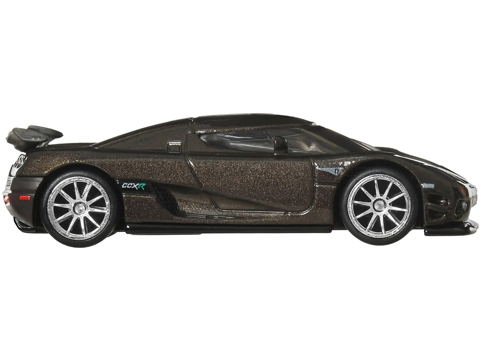 Koenigsegg CCXR Dark Gray Metallic "Fast Five" (2011) Movie "Fast & Furious" Series Diecast Model Car by Hot Wheels