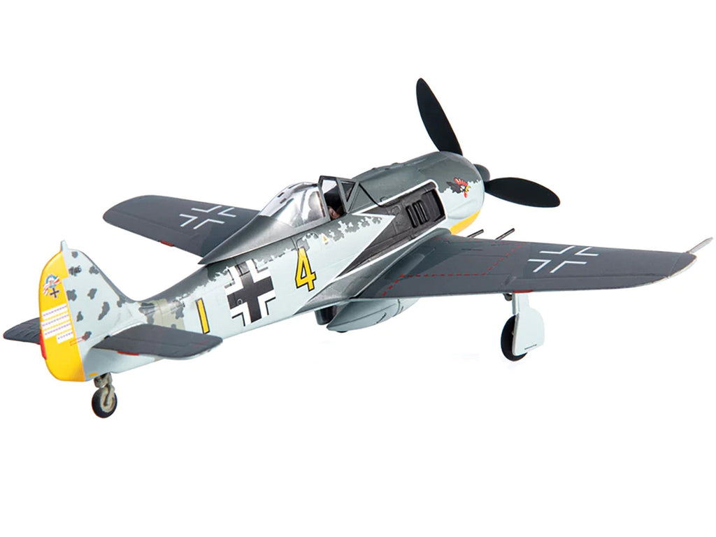 Focke-Wulf FW 190A-4 Fighter Aircraft "Major Siegfried Schnell Luftwaffe JG2 France" (1943) 1/72 Diecast Model by JC Wings