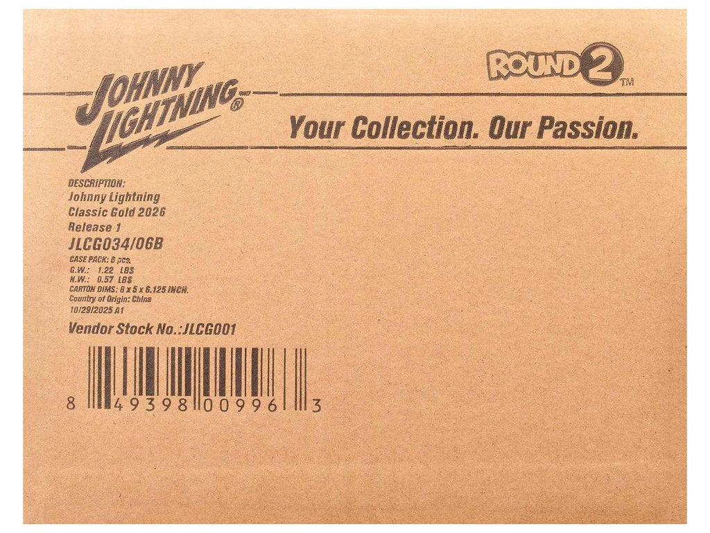 "Classic Gold Collection" 2026 Release 1 Set B of 6 Cars 1/64 Diecast Model Cars by Johnny Lightning
