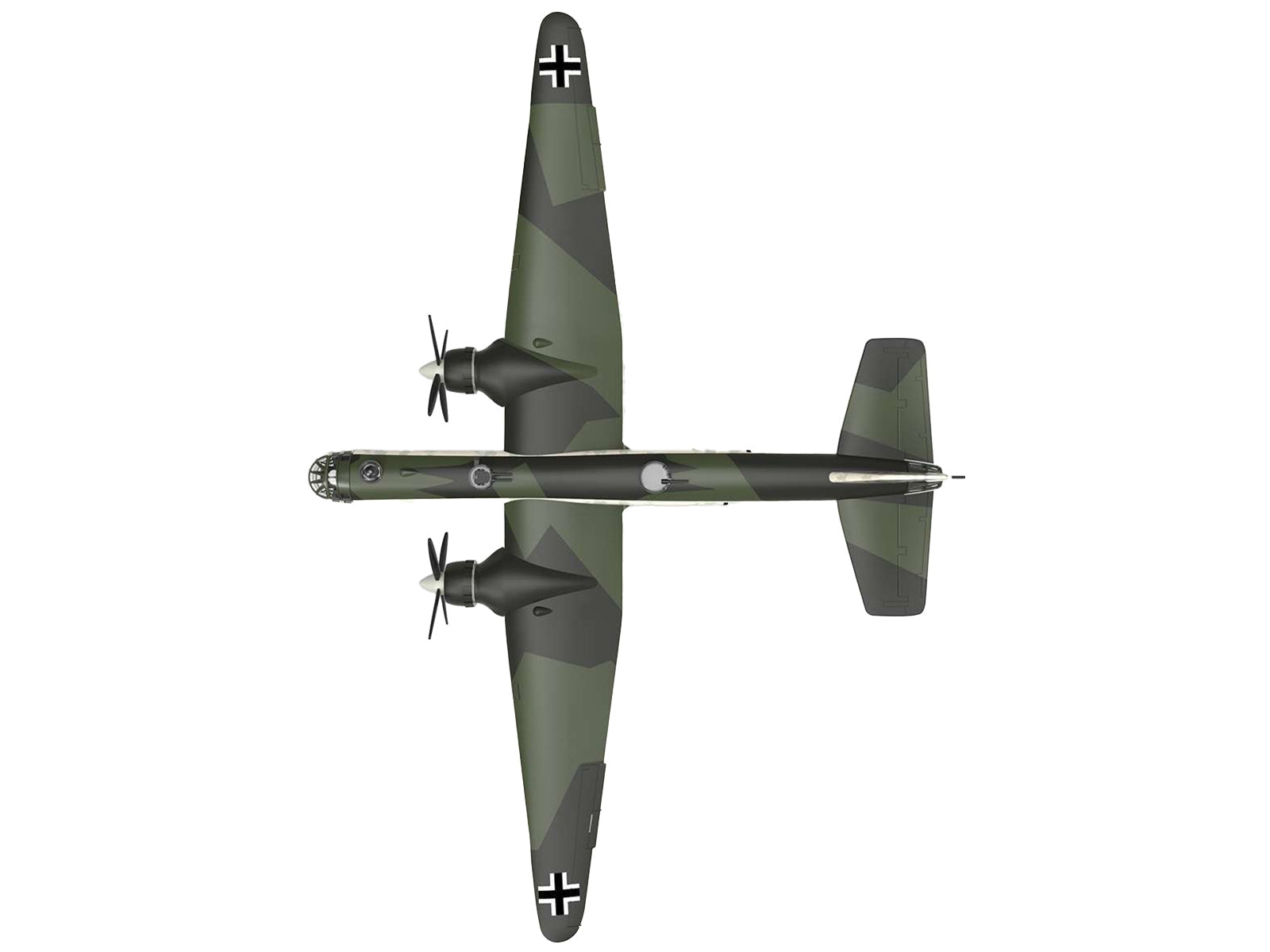 Heinkel He 177 Bomber Aircraft "II./KG 40 Bordeaux France" (1942) German Luftwaffe 1/144 Diecast Model Airplane by Luppa