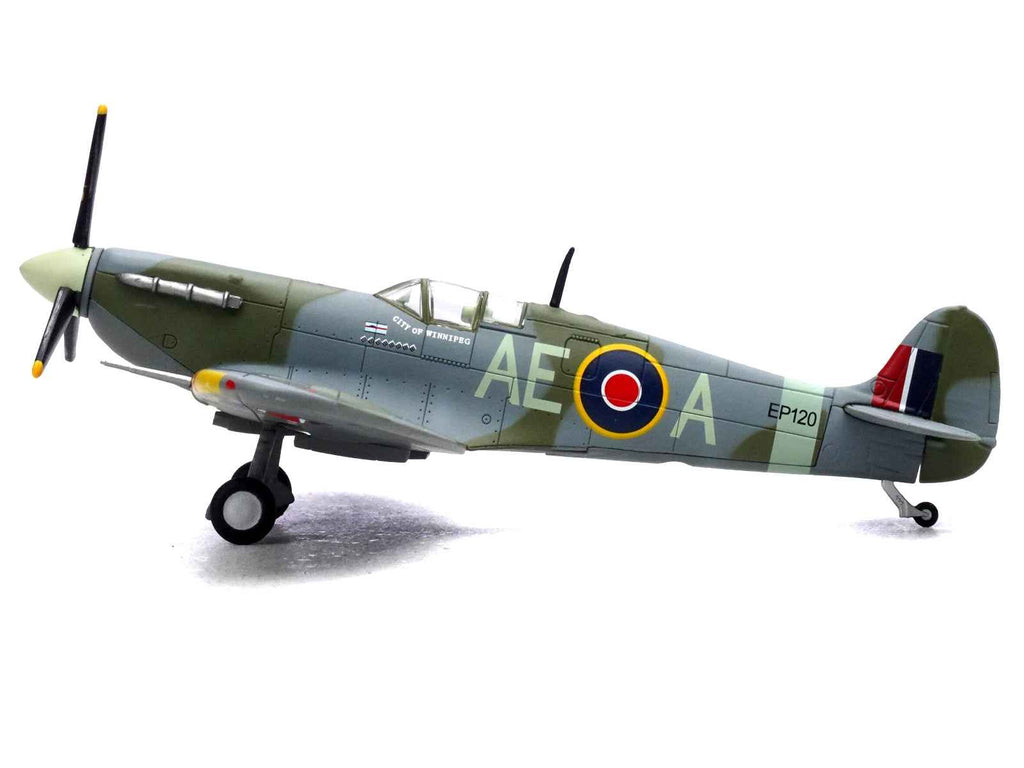 Supermarine Spitfire Mk Vb Fighter Aircraft "EP120 Flight Lieutenant James 'Jeff' Northcott No. 402 City of Winnipeg Squadron" (1943-1944) Royal Canadian Air Force 1/72 Diecast Model by Legion