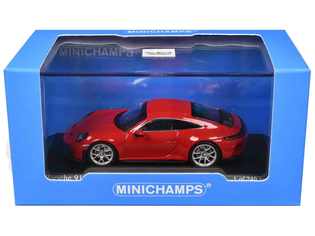 2025 Porsche 911 (992.2) GT3 Touring Red Limited Edition to 240 pieces Worldwide 1/64 Diecast Model Car by Minichamps