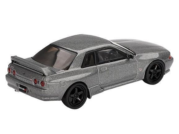 Nissan Skyline GT-R (NISMO BNR32 CRS Version) RHD (Right Hand Drive) Dark Metal Gray Metallic Limited Edition 1/64 Diecast Model Car by Mini GT