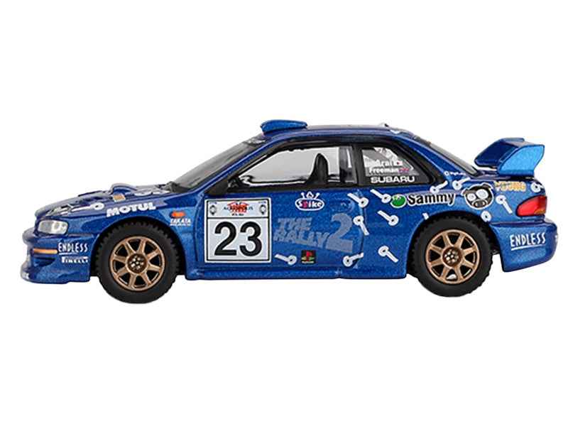 Subaru Impreza WRC99 #23 Richard Burns - Roger Freeman "Acropolis Rally" (2000) Limited Edition 1/64 Diecast Model Car by Mini GT