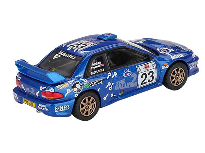 Subaru Impreza WRC99 #23 Richard Burns - Roger Freeman "Acropolis Rally" (2000) Limited Edition 1/64 Diecast Model Car by Mini GT