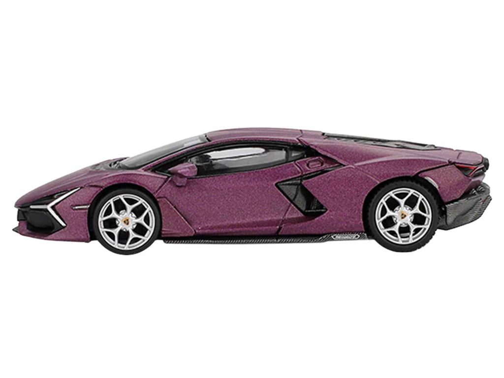 Lamborghini Revuelto Viola 30th Matt Purple Metallic Limited Edition 1/64 Diecast Model Car by Mini GT