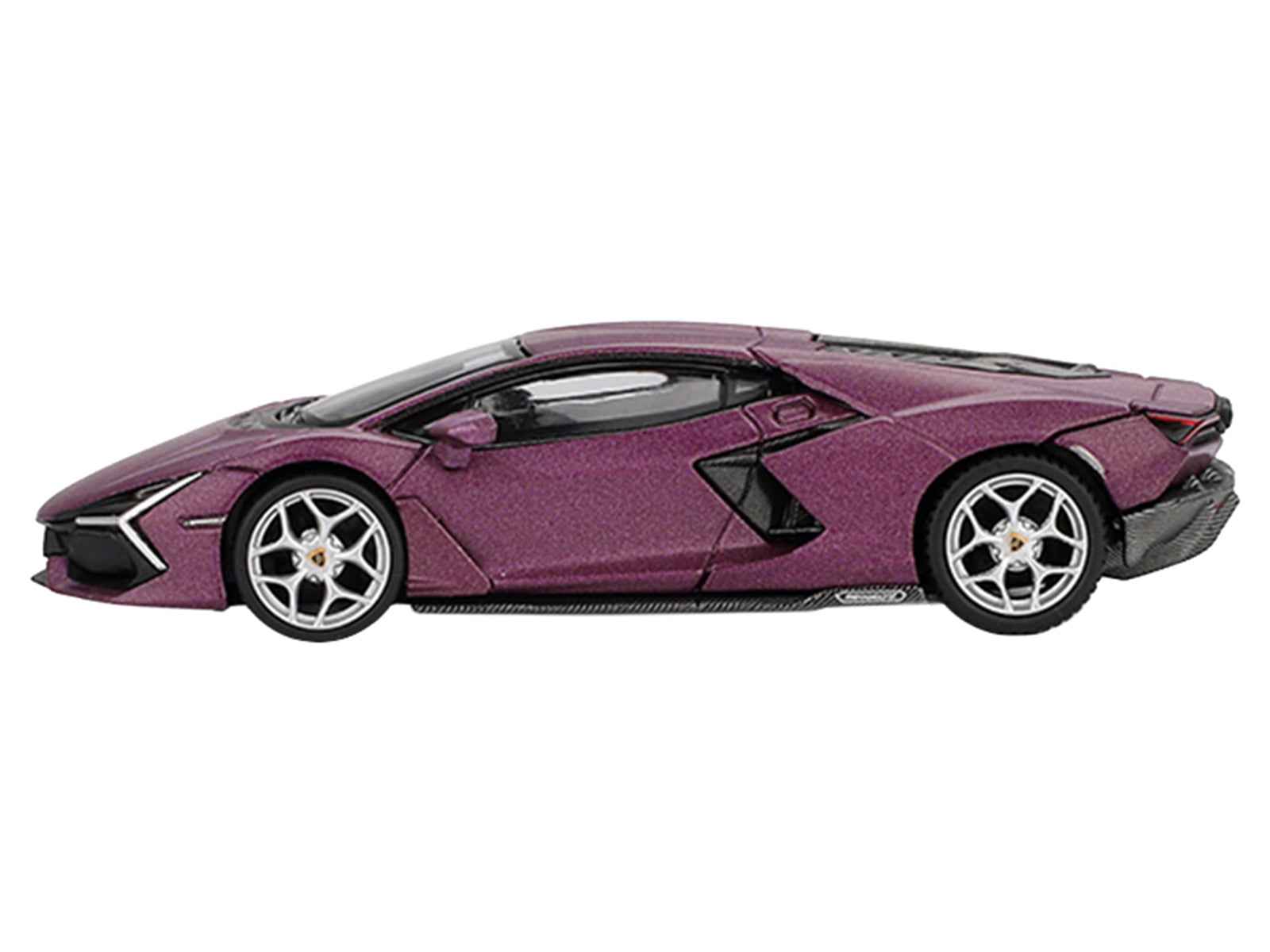 Lamborghini Revuelto Viola 30th Matt Purple Metallic Limited Edition 1/64 Diecast Model Car by Mini GT