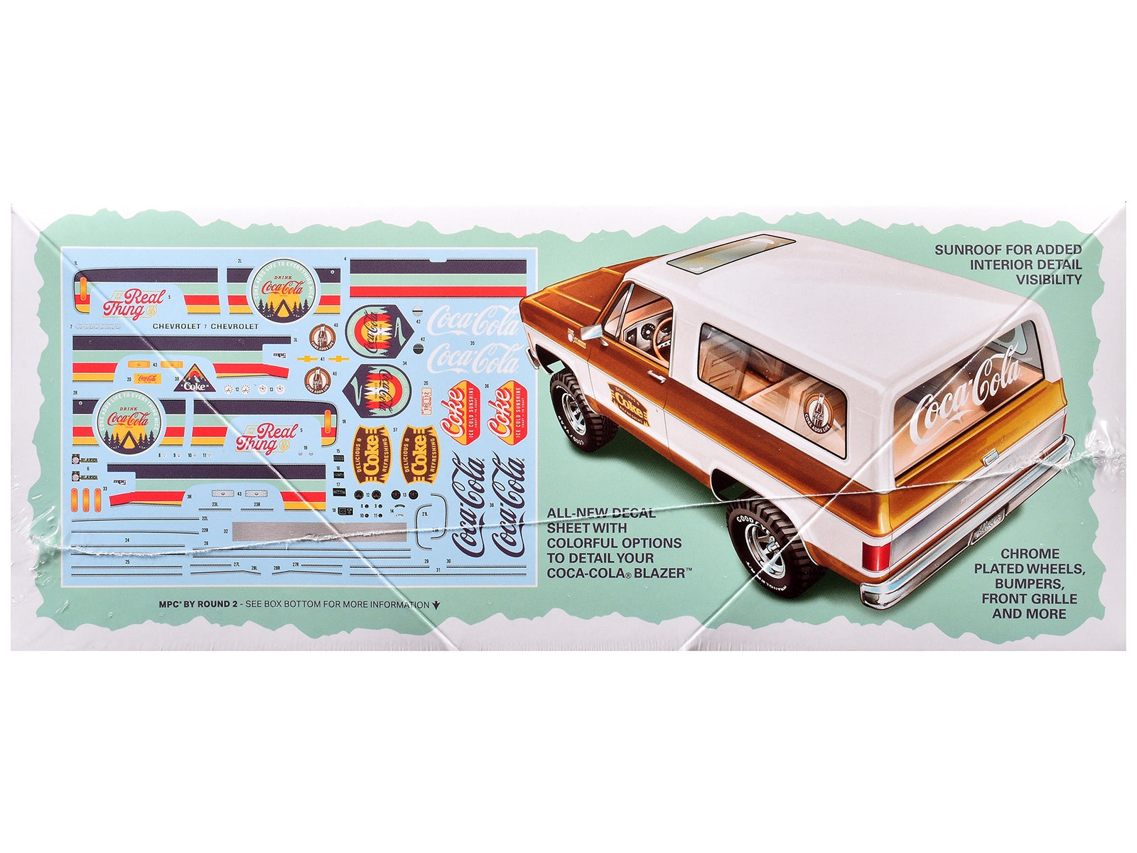 Skill 1 Model Kit Chevrolet K5 Blazer "Coca-Cola" 1/25 Scale Model by MPC