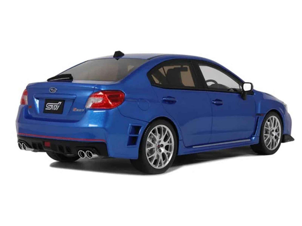 2015 Subaru WRX Sti S207 RHD (Right Hand Drive) Blue Pearl Metallic Limited Edition to 2000 pieces Worldwide 1/18 Model Car by Otto Mobile