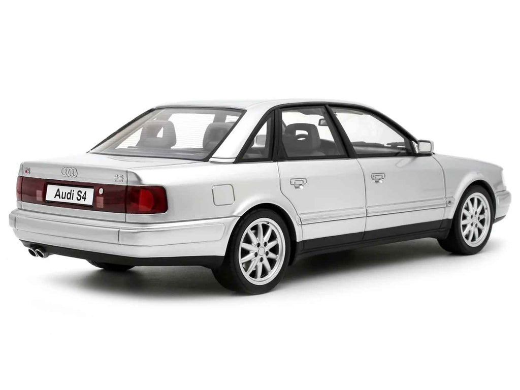 Audi S4 (C4) 4.2 V8 Crystal Silver Metallic Limited Edition to 2000 pieces Worldwide 1/18 Model Car by Otto Mobile