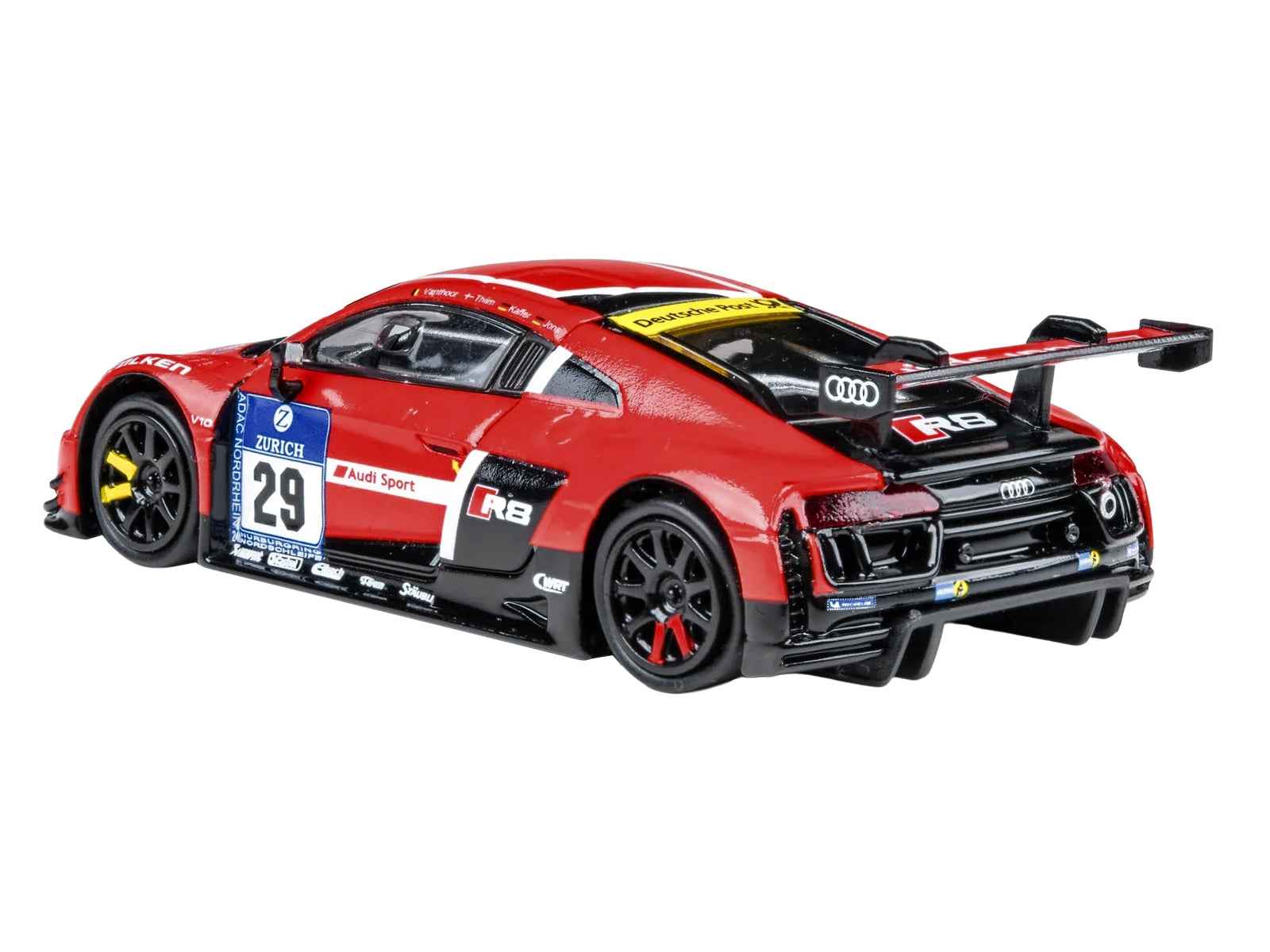 Audi R8 LMS #29 Nicki Thiim - Christer Jons - Pierre Kaffer "Audi Sport Team WRT" "24 Hours of Nurburgring" (2015) 1/64 Diecast Model Car by Paragon Models