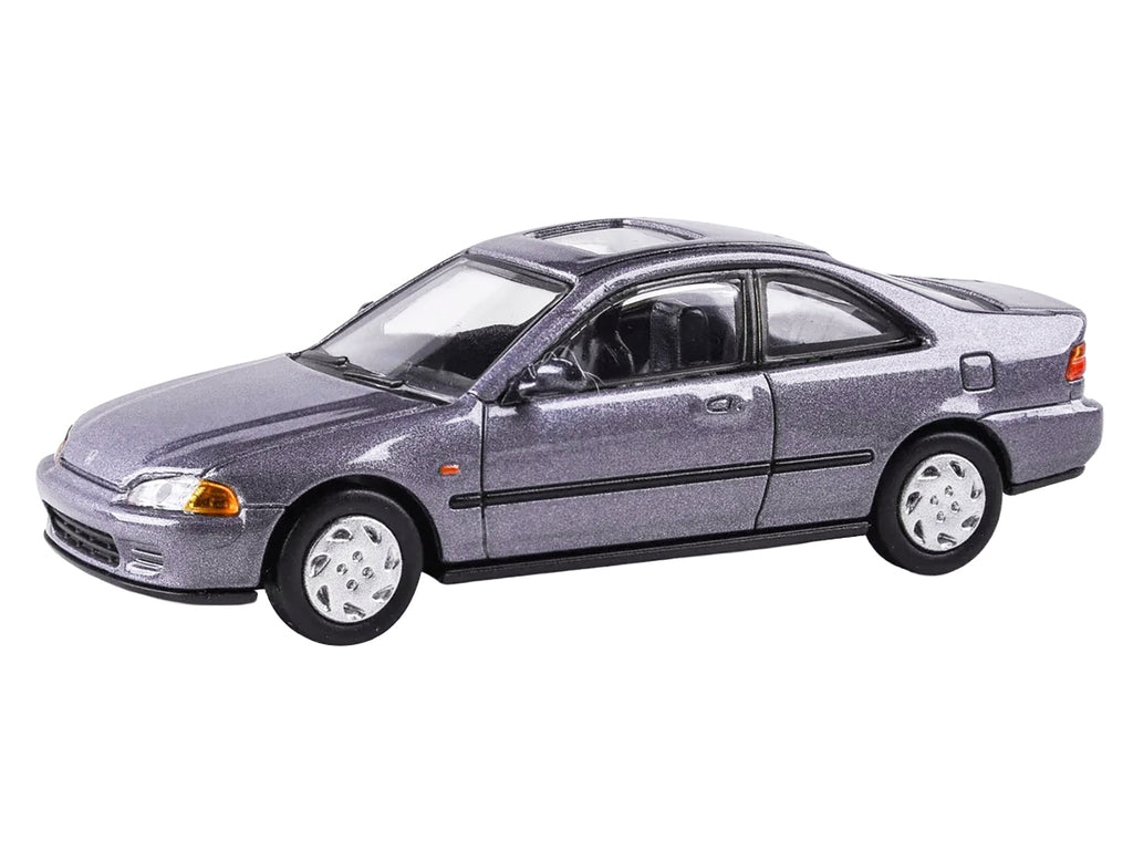 1995 Honda Civic Coupe EJ1 Horizon Gray Metallic with Sunroof 1/64 Diecast Model Car by Paragon