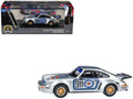 Porsche 911 Carrera RSR 3.0 "Martini Racing" Silver Metallic with Stripes 1/64 Diecast Model Car by Paragon Models