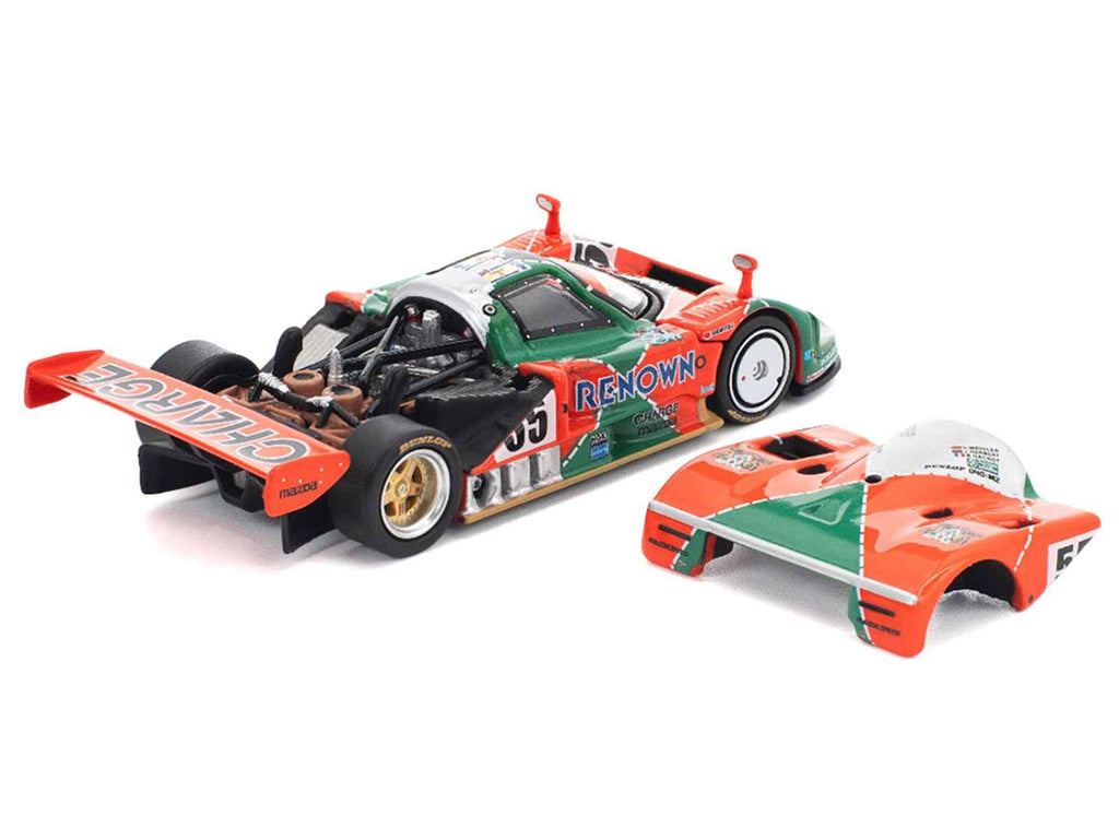 Mazda 787B #55 Johnny Herbert - Volker Weidler - Bertrand Gachot "Mazdaspeed" Winner "24 Hours of Le Mans" (1991) 1/64 Diecast Model Car by Pop Race