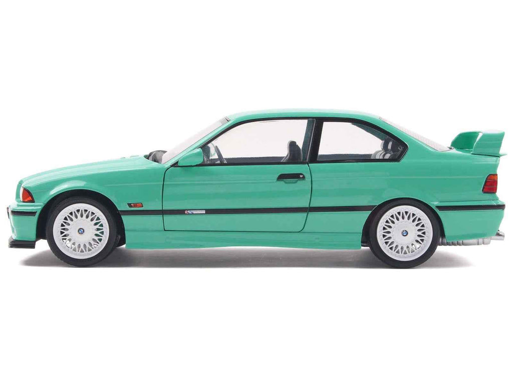 1991 BMW E36 M3 "Solido Works" Mint Green with Mint Green Interior 1/18 Diecast Model Car by Solido