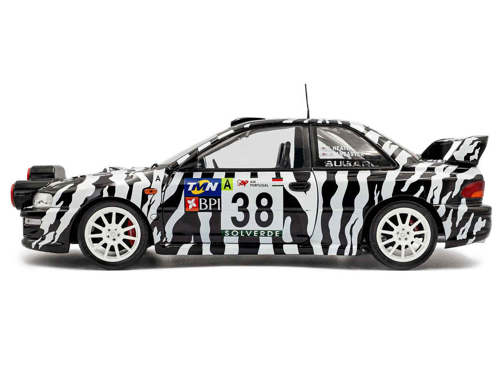 Subaru Impreza S5 WRC99 #38 Nigel Heath - Steve Lancaster "Rallye de Portugal" (2001) "Competition" Series 1/18 Diecast Model Car by Solido