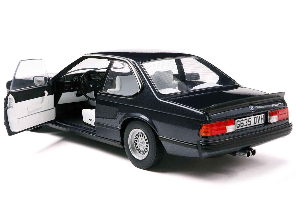 1984 BMW 635 CSI (E24) Macau Blue Metallic 1/18 Diecast Model Car by Solido