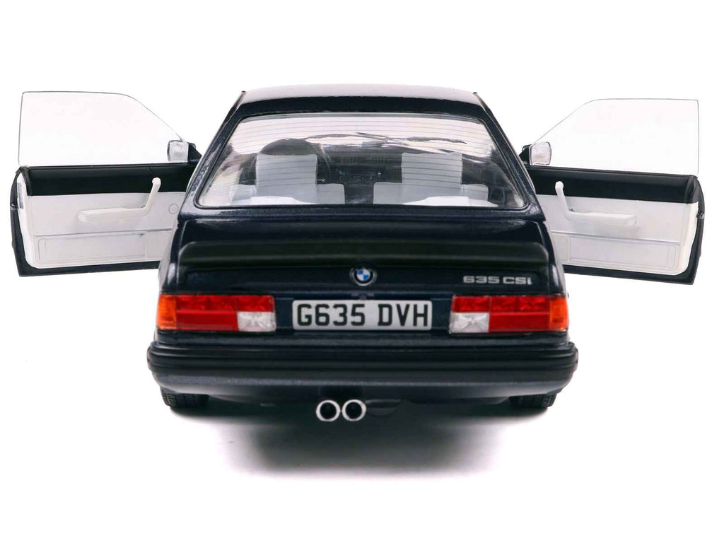 1984 BMW 635 CSI (E24) Macau Blue Metallic 1/18 Diecast Model Car by Solido