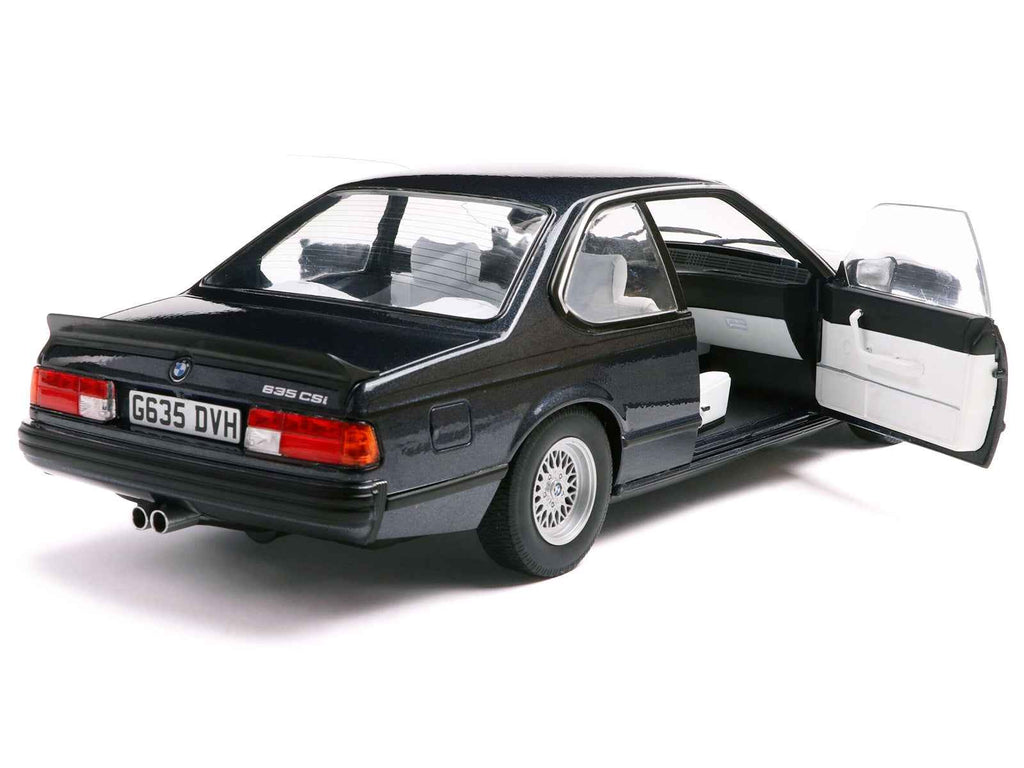 1984 BMW 635 CSI (E24) Macau Blue Metallic 1/18 Diecast Model Car by Solido