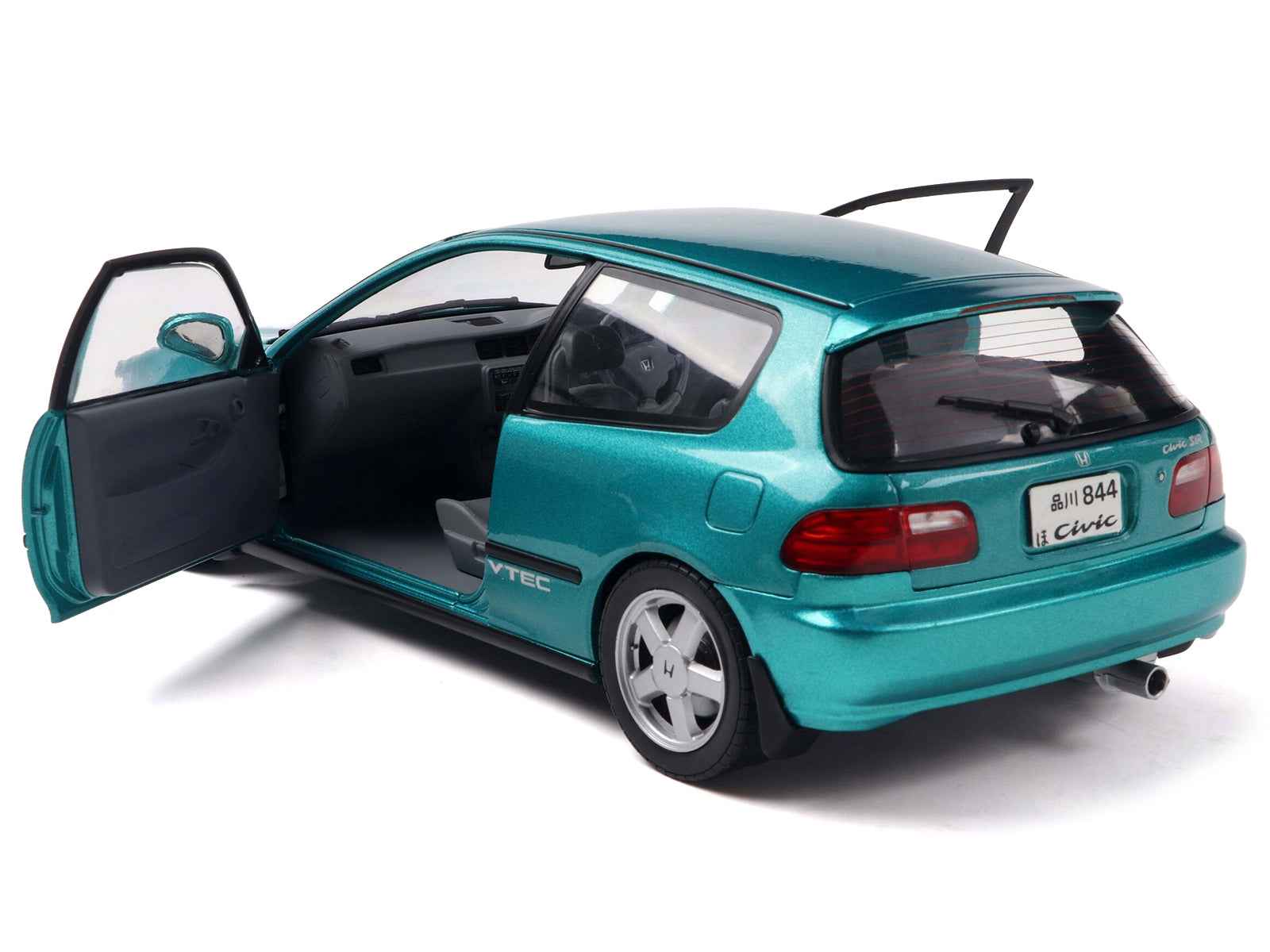 1991 Honda Civic (EG6) RHD (Right Hand Drive) Aztec Green Metallic 1/18 Diecast Model Car by Solido