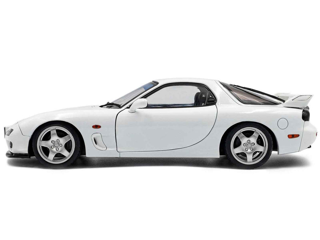 2001 Mazda RX7 Type RS (FD3S) RHD (Right Hand Drive) White 1/18 Diecast Model Car by Solido