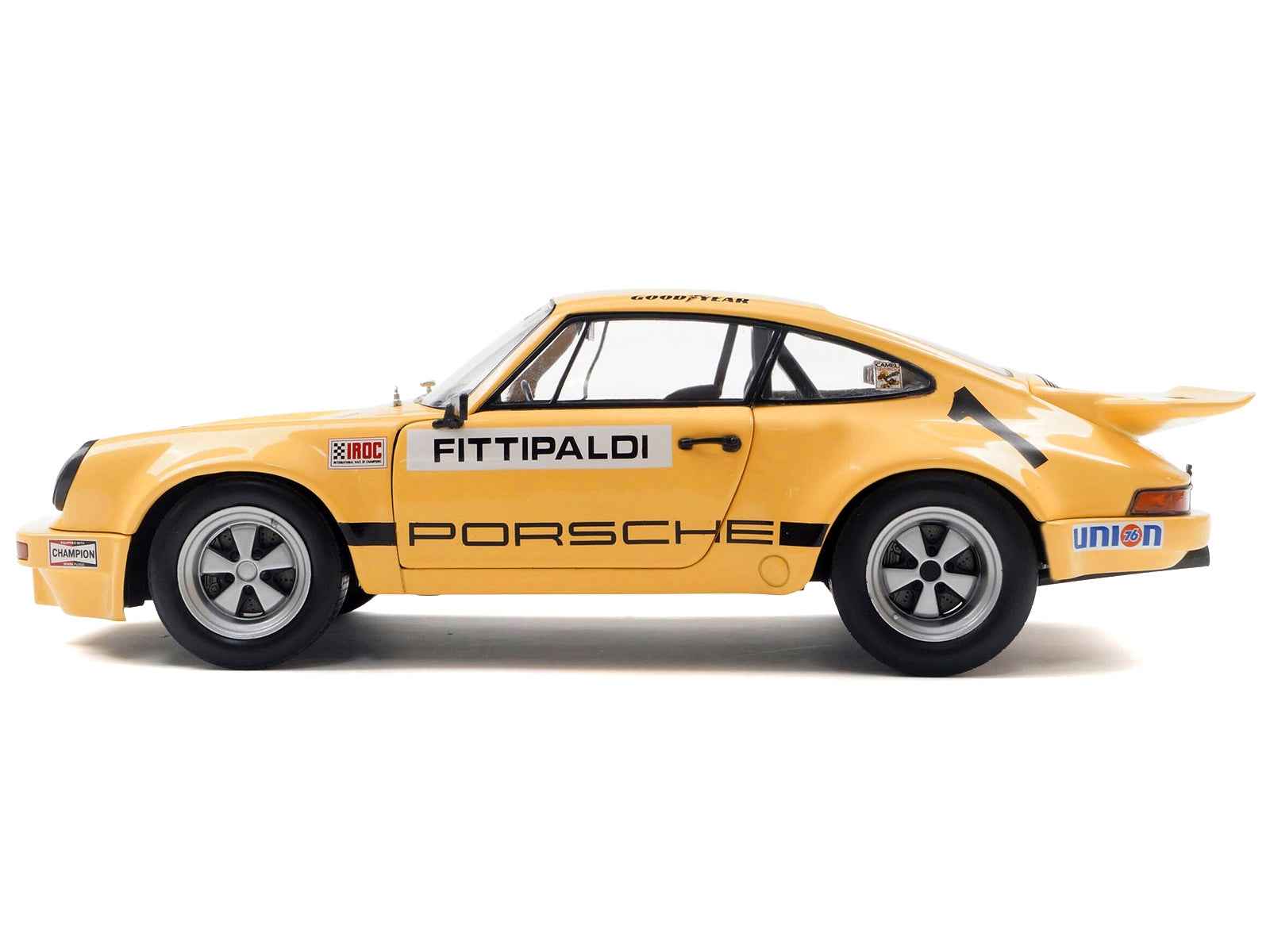 Porsche 911 IROC #1 Emerson Fittipaldi "International Race of Champions" (1974) "Competition" Series 1/18 Diecast Model Car by Solido