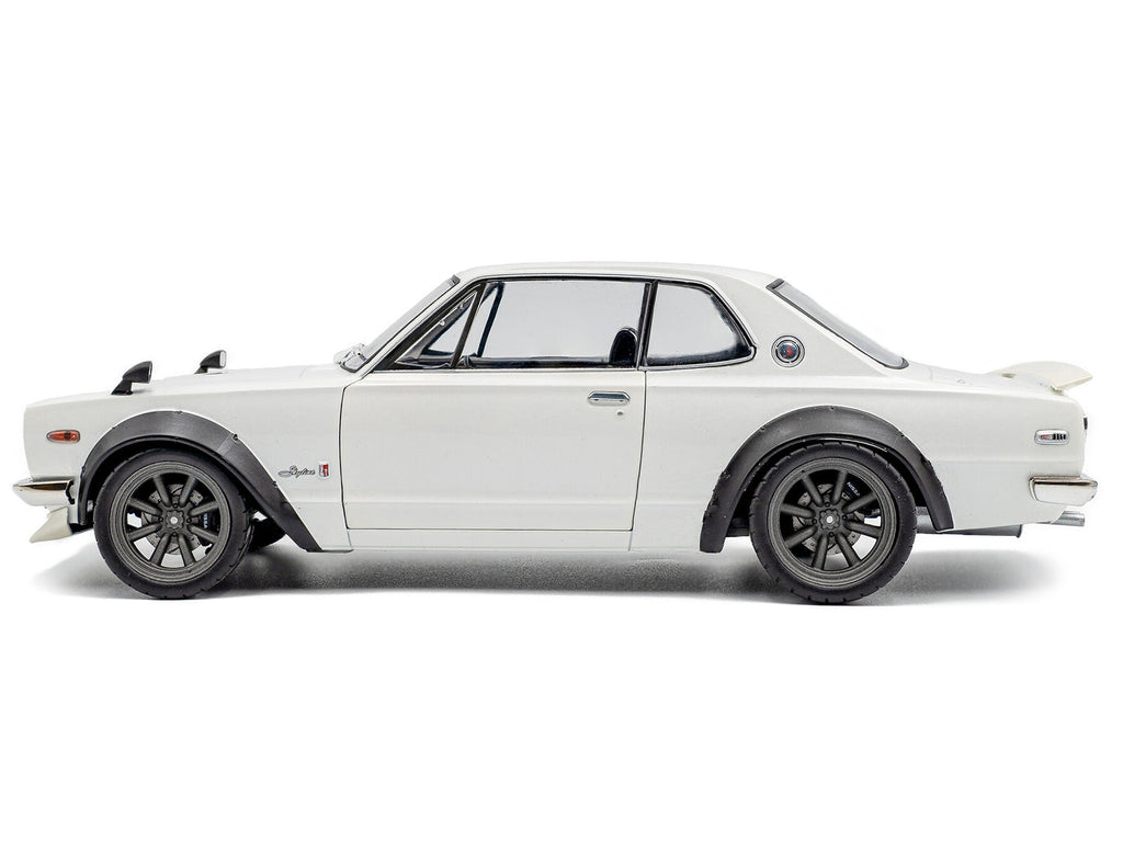 1970 Nissan Skyline (C10) Hakosuka RHD (Right Hand Drive) White 1/18 Diecast Model Car by Solido