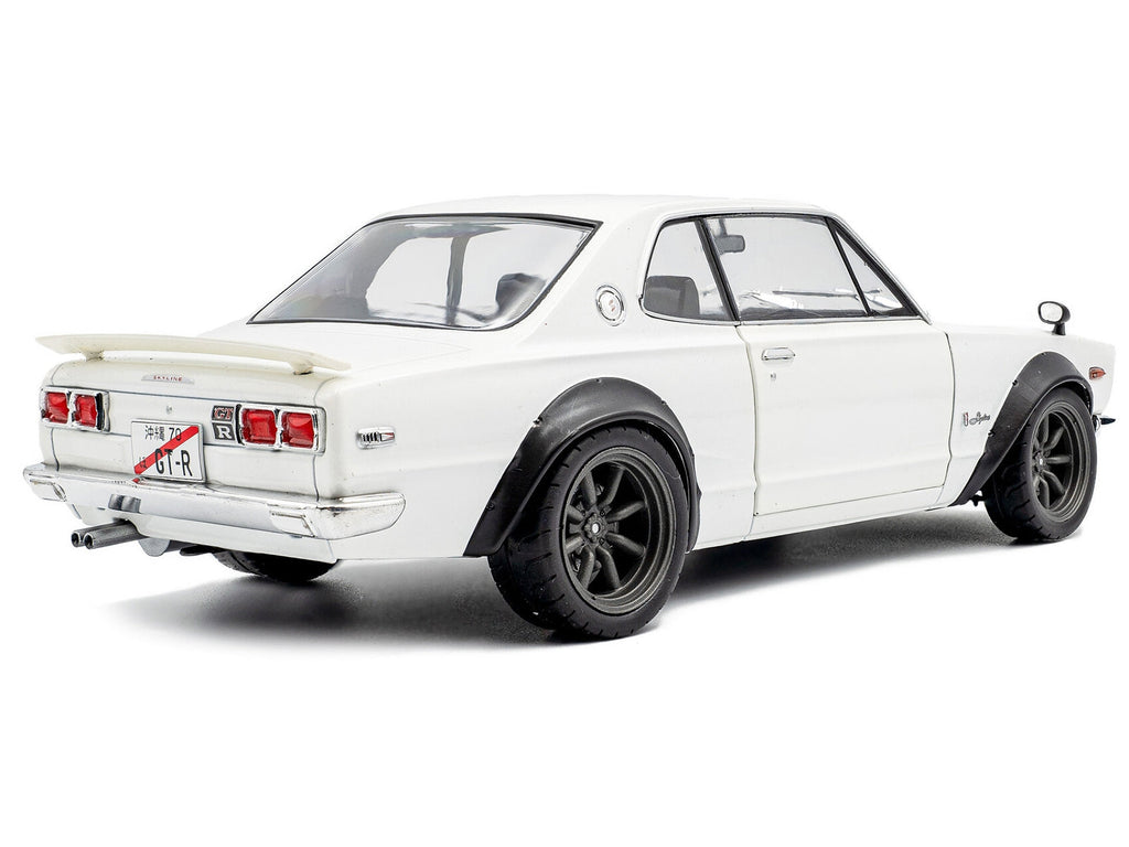 1970 Nissan Skyline (C10) Hakosuka RHD (Right Hand Drive) White 1/18 Diecast Model Car by Solido