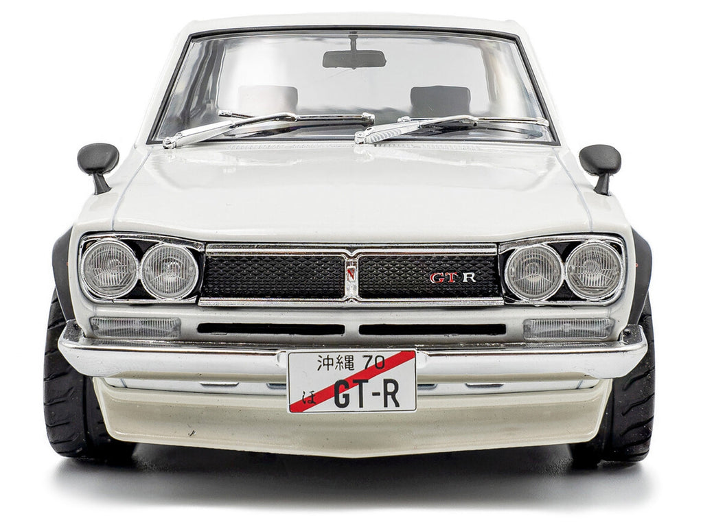 1970 Nissan Skyline (C10) Hakosuka RHD (Right Hand Drive) White 1/18 Diecast Model Car by Solido