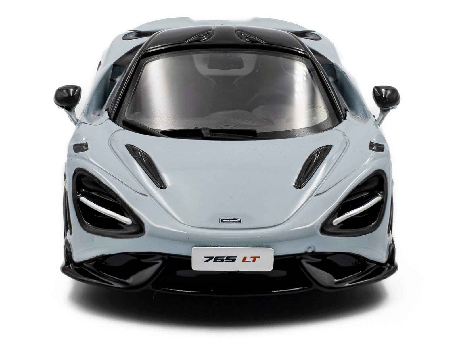 2020 McLaren 765LT Ceramic Gray with Black Top 1/43 Diecast Model Car by Solido