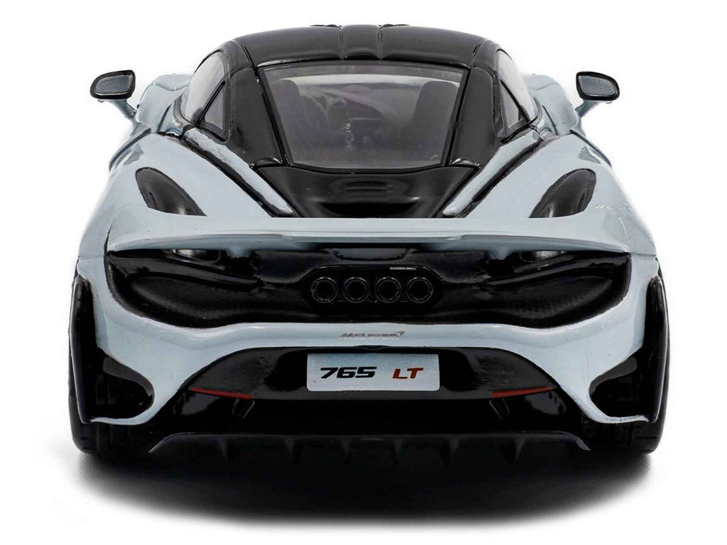 2020 McLaren 765LT Ceramic Gray with Black Top 1/43 Diecast Model Car by Solido