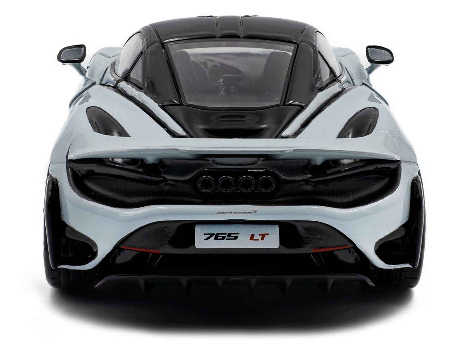2020 McLaren 765LT Ceramic Gray with Black Top 1/43 Diecast Model Car by Solido