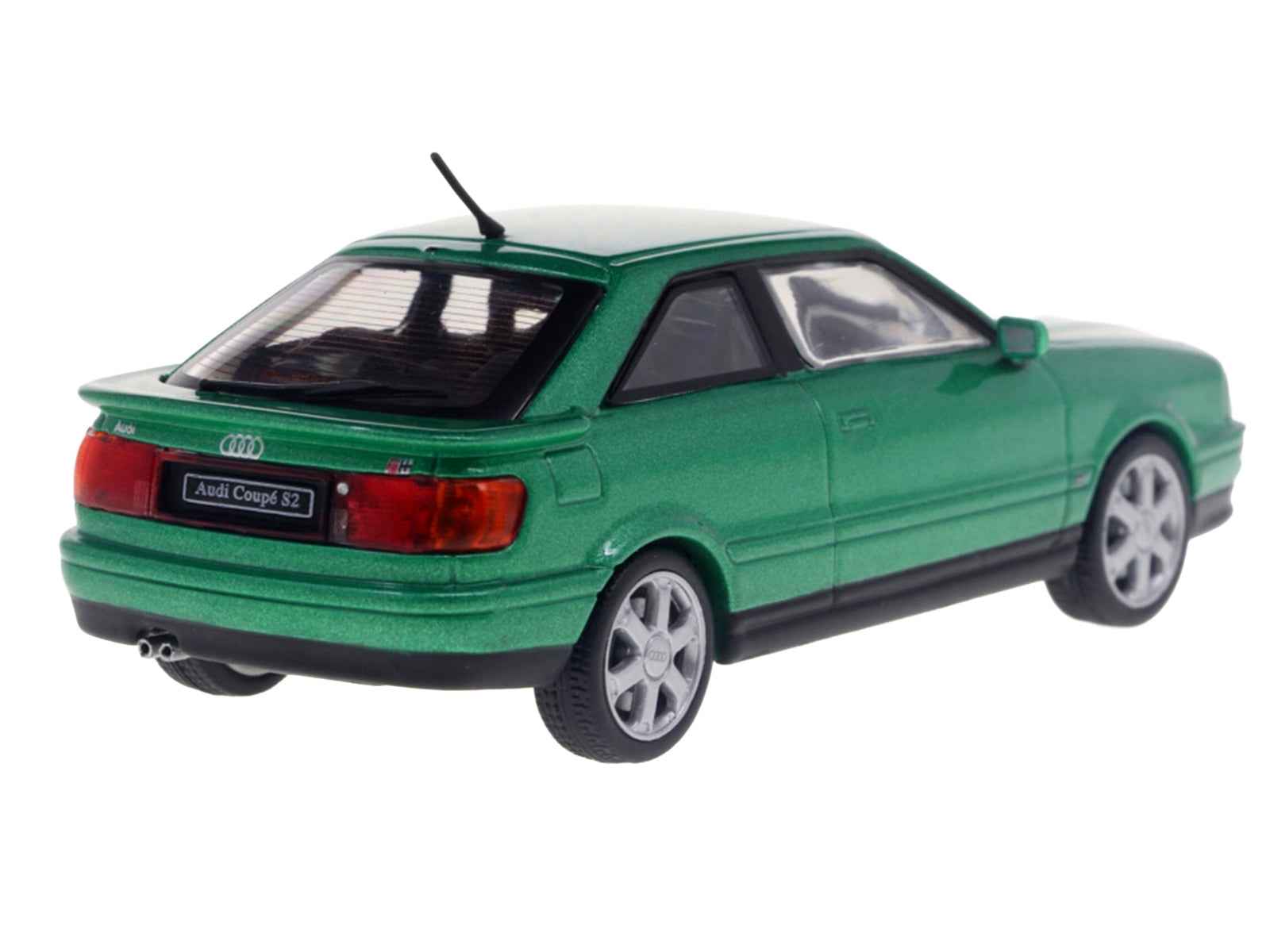 1994 Audi Coupe S2 Cricket Green Metallic 1/43 Diecast Model Car by Solido