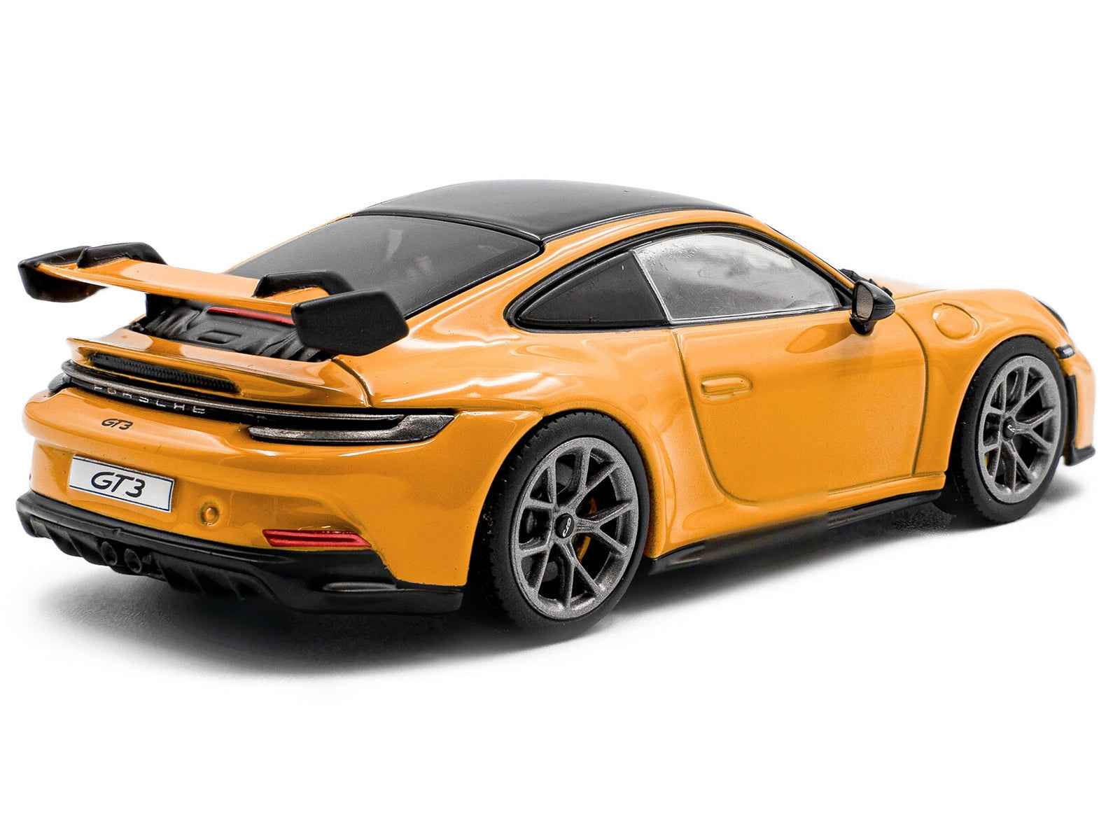 2023 Porsche 911 (992) GT3 Signal Yellow with Black Top 1/43 Diecast Model Car by Solido