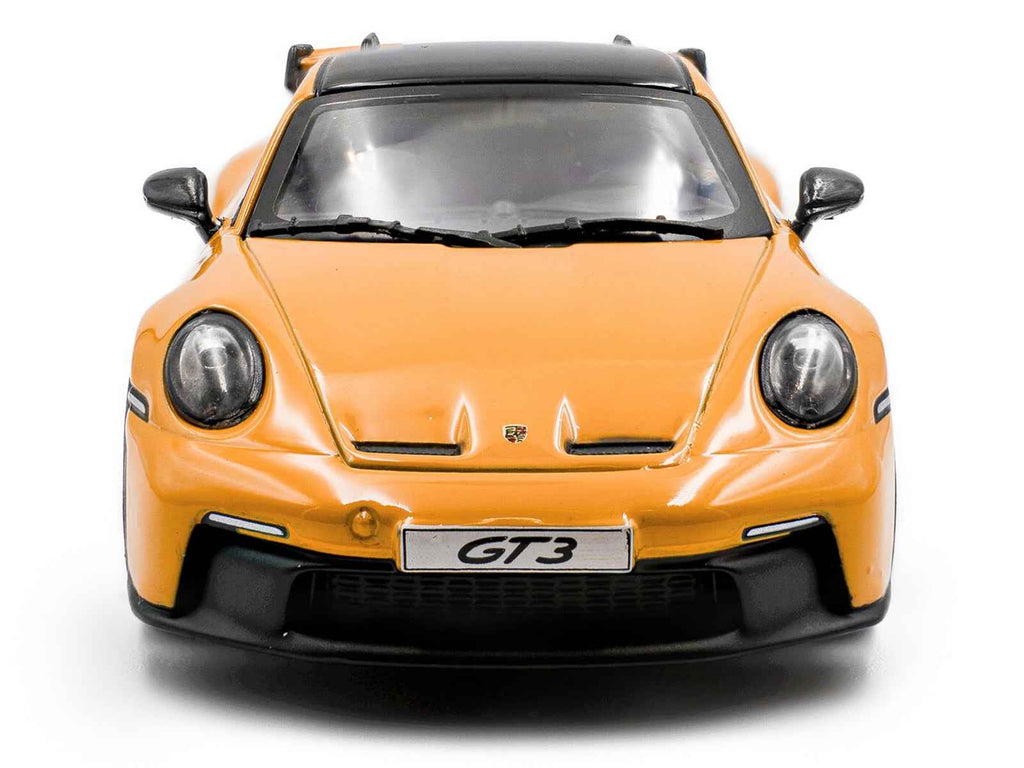 2023 Porsche 911 (992) GT3 Signal Yellow with Black Top 1/43 Diecast Model Car by Solido