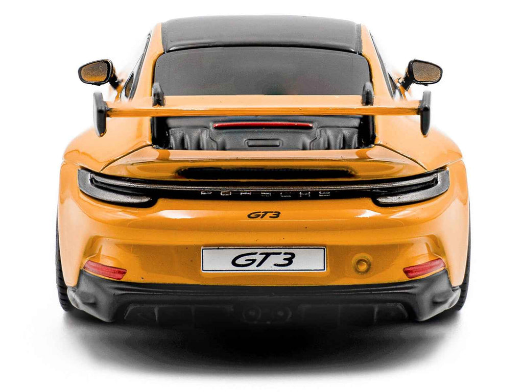 2023 Porsche 911 (992) GT3 Signal Yellow with Black Top 1/43 Diecast Model Car by Solido