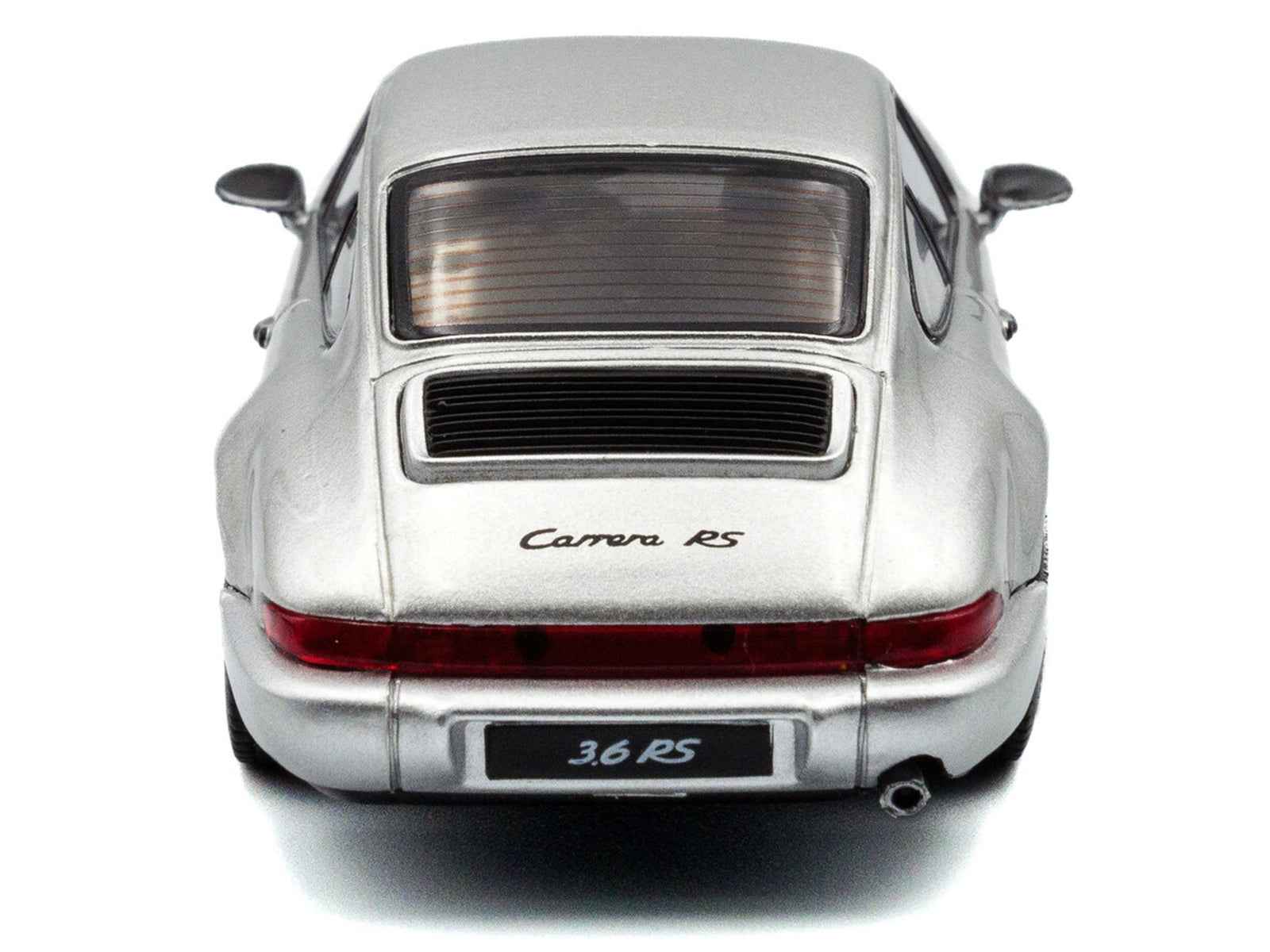 1994 Porsche 911 (964) RS Silver Metallic with Black Stripes 1/43 Diecast Model Car by Solido