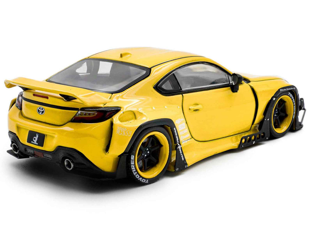 2022 Toyota Pandem GR86 Yellow 1/43 Diecast Model Car by Solido