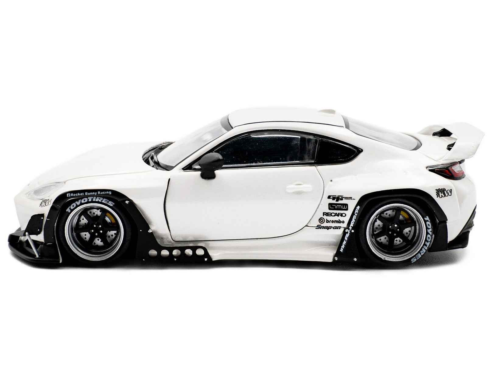 2022 Toyota Pandem GR86 White Metallic 1/43 Diecast Model Car by Solido