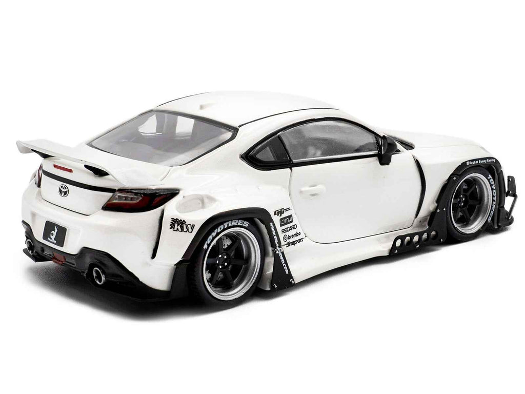 2022 Toyota Pandem GR86 White Metallic 1/43 Diecast Model Car by Solido