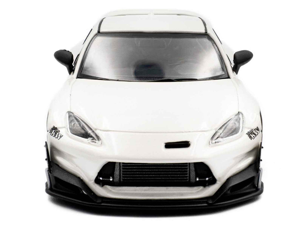 2022 Toyota Pandem GR86 White Metallic 1/43 Diecast Model Car by Solido
