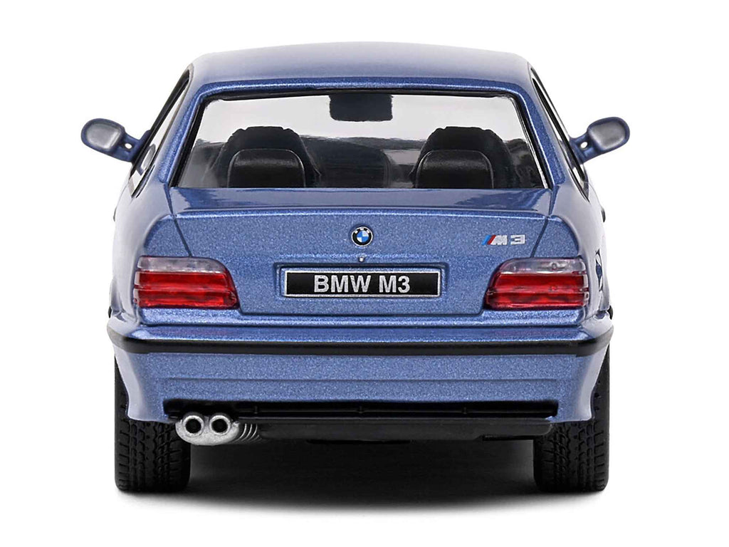 1999 BMW E36 M3 Coupe Estoril Blue Metallic 1/43 Diecast Model Car by Solido
