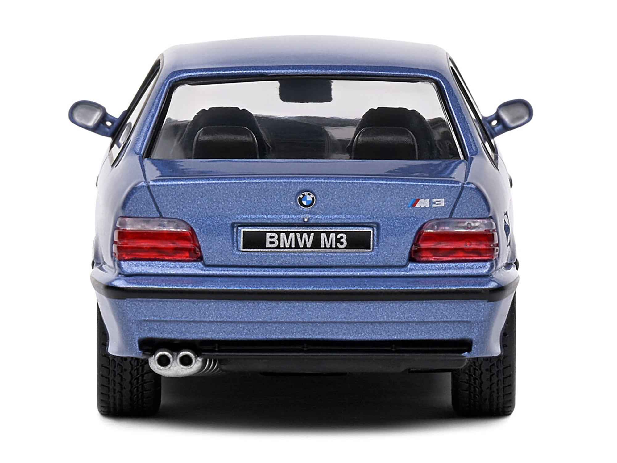 1999 BMW E36 M3 Coupe Estoril Blue Metallic 1/43 Diecast Model Car by Solido