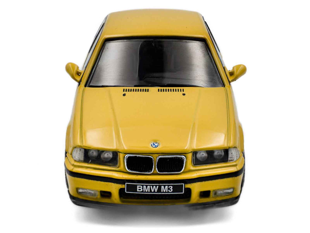 1999 BMW E36 M3 Coupe Dakar Yellow 1/43 Diecast Model Car by Solido