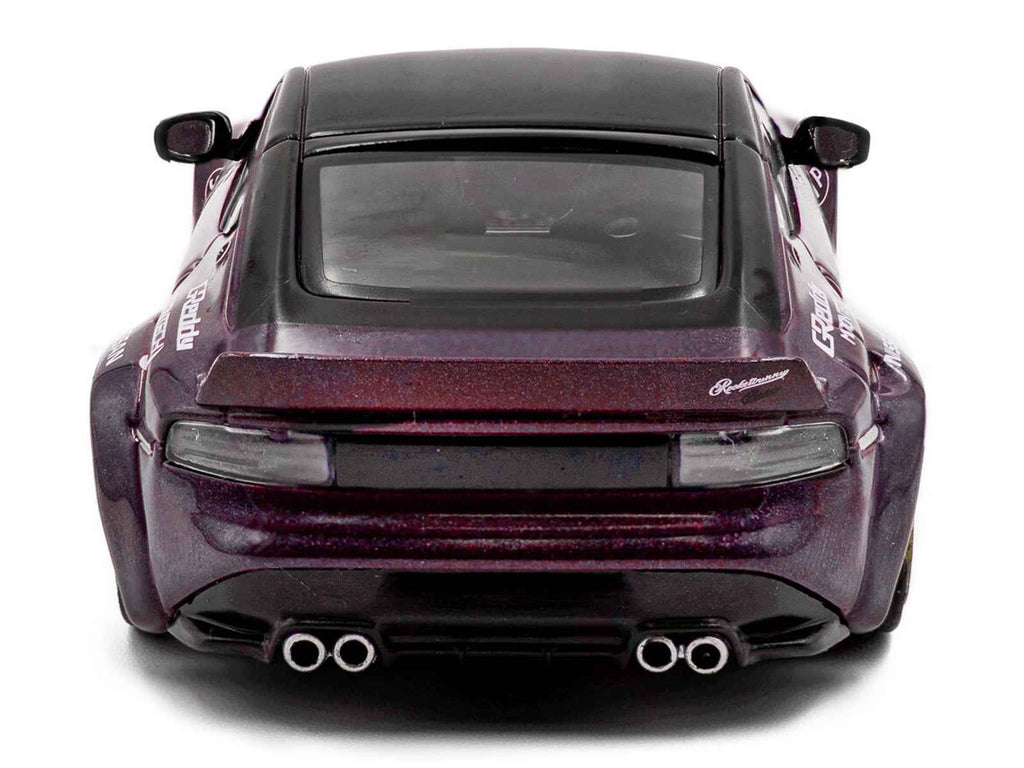 2022 Nissan Pandem Fairlady Z RHD (Right Hand Drive) Purple Metallic with Black Top 1/43 Diecast Model Car by Solido