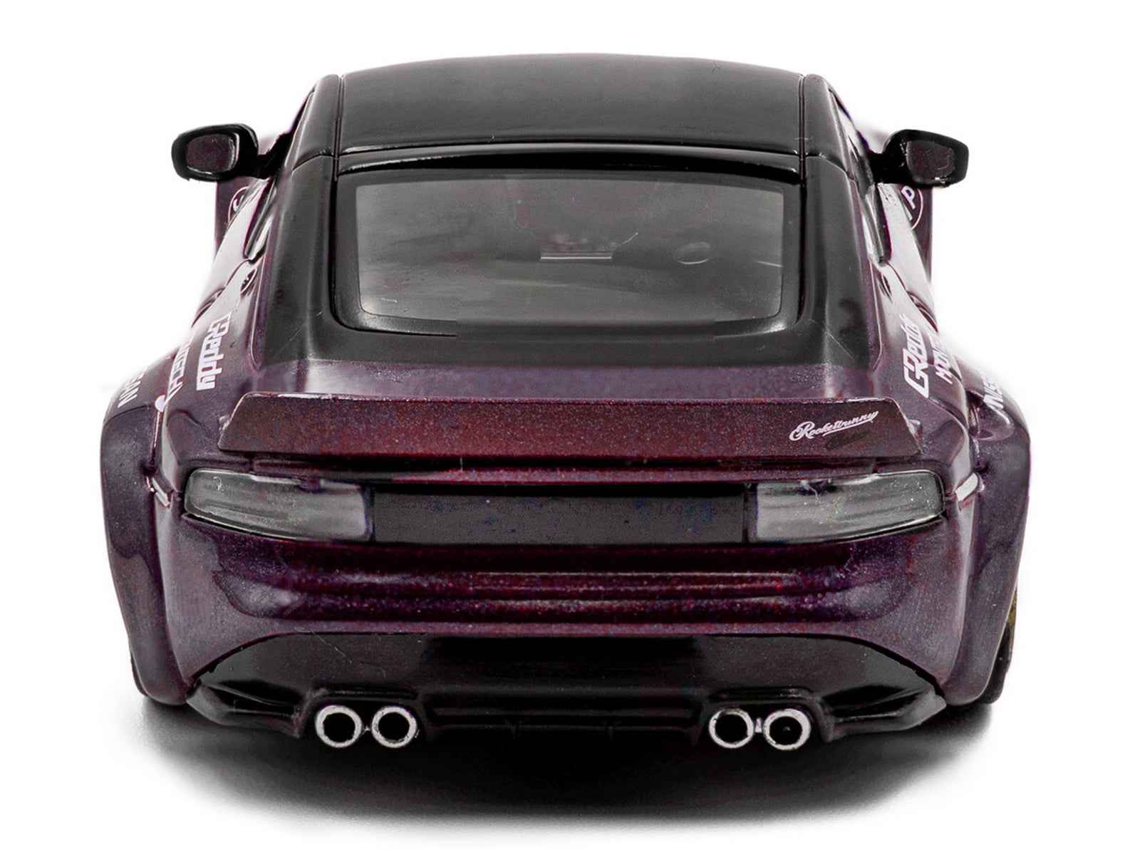2022 Nissan Pandem Fairlady Z RHD (Right Hand Drive) Purple Metallic with Black Top 1/43 Diecast Model Car by Solido