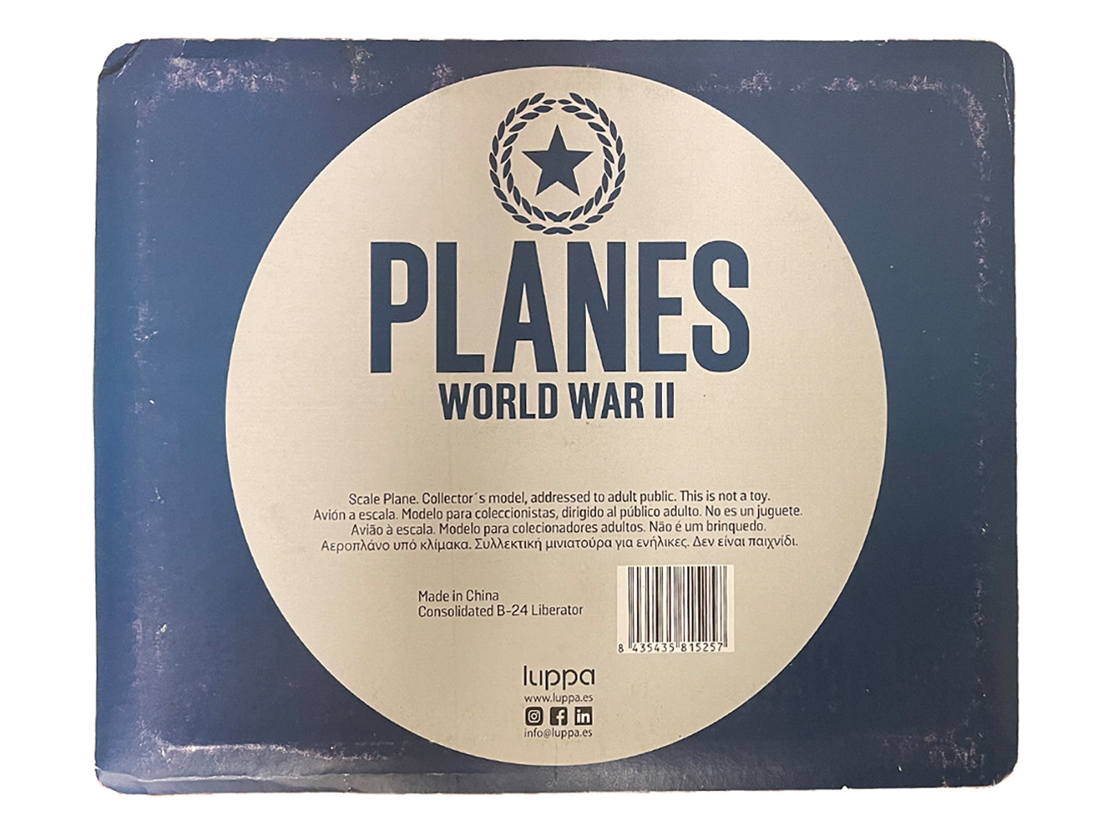 Consolidated B-24D Liberator Aircraft "You Cawn't Miss It 448th Bombardment Group 8th Air Force" (1944) British Royal Air Force 1/144 Diecast Model Airplane by Mitos Del Aire