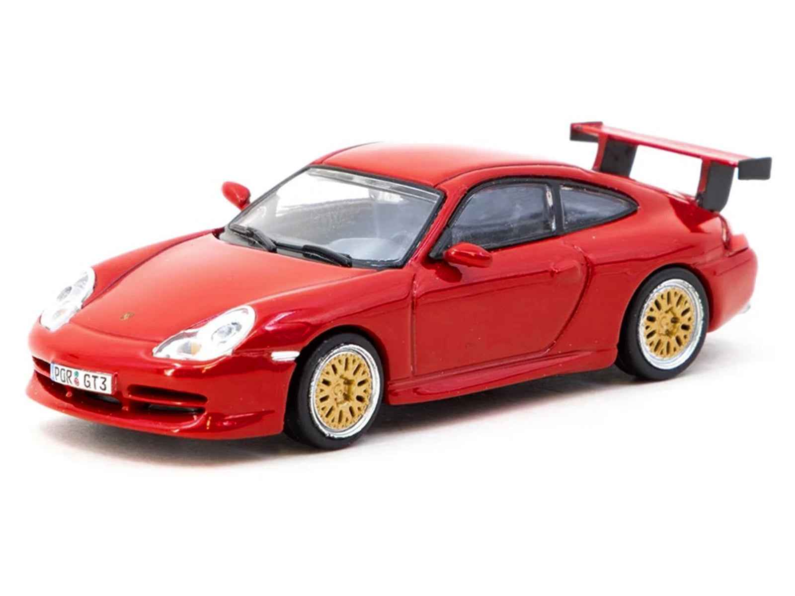 Porsche 911 GT3 (996) Red "Global64" Series 1/64 Diecast Model by Tarmac Works